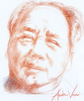 Tryptych of Mao Tse Toung,
1994-1995